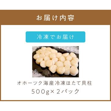 ふるさと納税 《14営業日以内に発送》オホーツク海産 冷凍ほたて貝柱 1kg 生食用 ホタテ ほたて 貝柱 貝 ホタテ貝柱 1000g 刺身 バター焼き 魚.. 北海道北見市