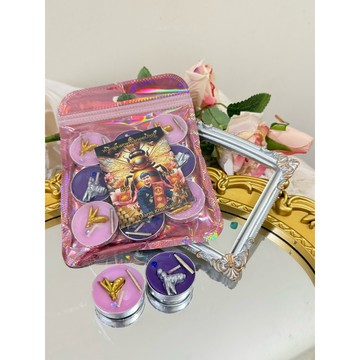 阿贊arm蜜蜂蠟燭 金銀蠟燭  招財 豐盛 美好 人緣 蠟燭 2入裝 紫色粉色各一