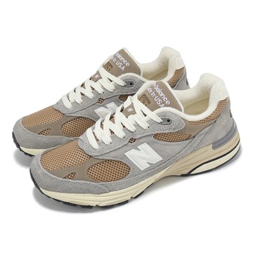 New Balance 休閒鞋 993 男鞋 幻影灰 漂流木 美製 麂皮 拼接 緩衝 經典 NB U993GG-D
