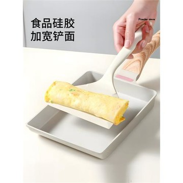 玉子燒專用硅膠鏟耐高溫鍋鏟家用炒菜鏟不粘鍋烙餅食品級煎餅鏟子