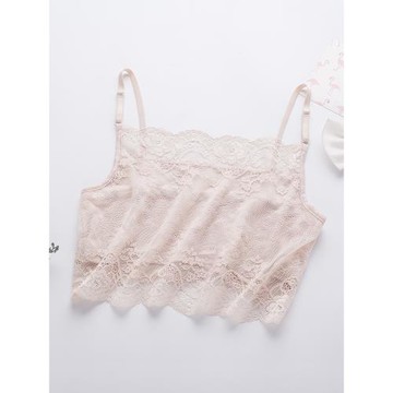 真絲抹胸女打底防走光蕾絲裹胸內搭背心薄款性感美背吊帶內衣夏季