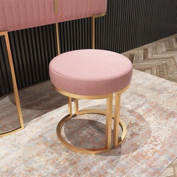 北歐化妝凳沙發凳梳妝凳化妝椅輕奢臥室家用梳妝台凳子網紅換鞋凳【摩可美家】