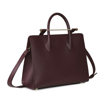 MIDI TOTE經典中型托特包-酒紅