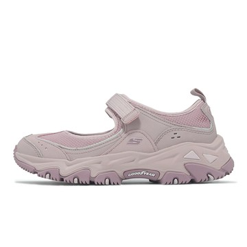Skechers 瑪莉休閒鞋 D Lites Hiker-Navolato 女鞋 粉紅 紫 魔鬼氈 山系 機能 180211MVE