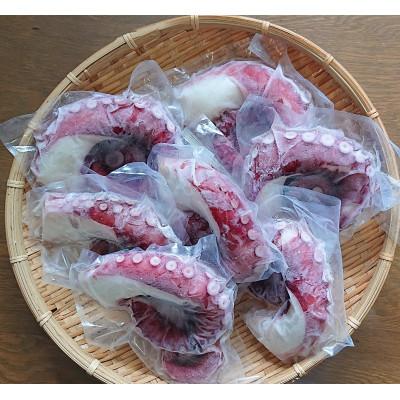 ふるさと納税 様似町 北海道産　食べ切りサイズの煮たこ足(柳たこ)小分けセット　1kg