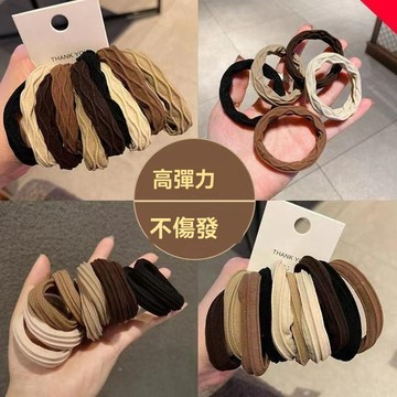 🔥【拾陸甄選】爆款加粗無接縫頭繩 發圈頭飾髮飾 皮筋ins女加寬頭繩紮頭髮高顔值