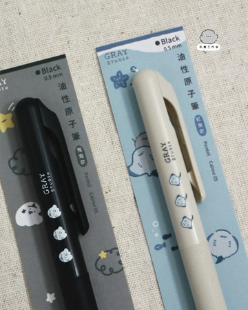 灰塵原子筆 - | 原子筆系列 | 魟魚/鬼鬼款 原子筆 0.5 油性 黑筆