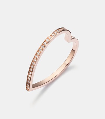 Repossi Antifer 18kt rose gold (750/1000) ring with diamonds