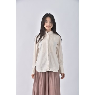 (S) uniqlo棉質純棉杏色襯衫上衣二手衣