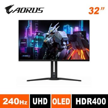 技嘉GIGABYTE AORUS FO32U2 32型 QD-OLED 真4K電競螢幕(240Hz/0.03ms/HDMI2.1/TYPE-C)