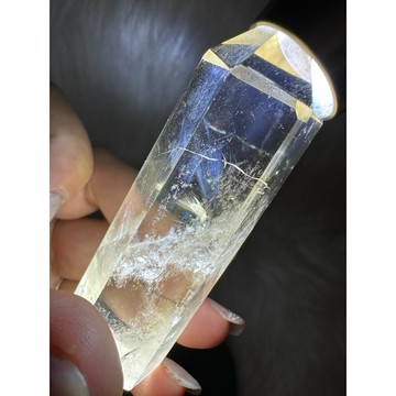 遇見～白水晶柱 T155 藍針晶柱 藍針柱 天然水晶 招財淨化 淨化消磁 透料 白水晶 晶柱 激光料 白晶柱 晶王