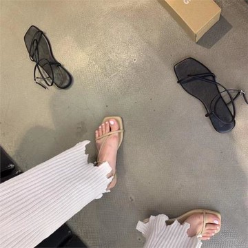 Run into Spring |仙泡泡 洋氣春夏 夾趾 細帶顯瘦 涼鞋