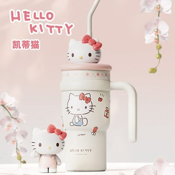 ☘️台現免運☘️三麗鷗 HelloKitty 大頭公仔 握把杯 吸管杯 保冰杯 冰霸杯 水壺 水杯 酷洛米 美樂蒂 大耳