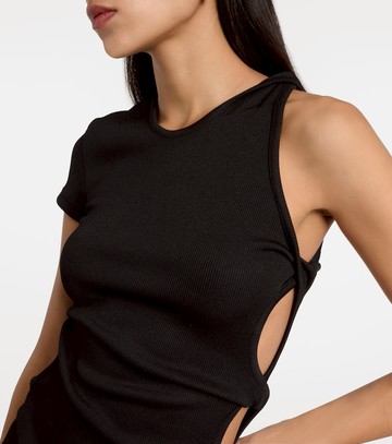 Christopher Esber Asymmetric cutout jersey top
