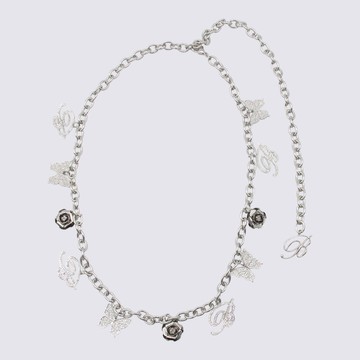 Blumarine Silver Tone Belt