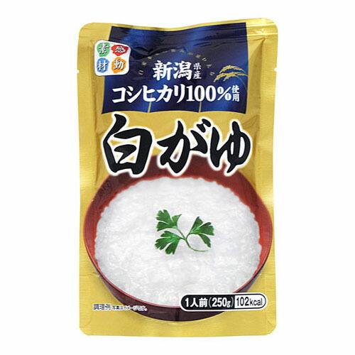 ヒカリ食品 こしひかり100% 白がゆ 250g ×8 メーカー直送