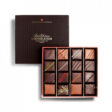 【Du Rhône Chocolatier】經典夾心巧克力-16入禮盒