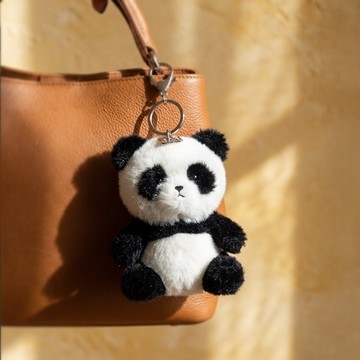 【BON TON TOYS x WWF】小貓熊環保毛絨背包吊飾-13cm