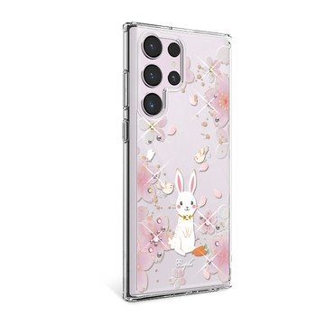 APBS Samsung S26/S25/S24/S23系列 輕薄防摔水晶彩鑽手機殼-幸運兔YOU