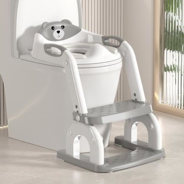 大號兒童坐便器馬桶圈寶寶馬桶梯折疊座便器嬰兒小孩坐便圈