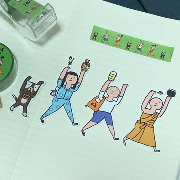Sticker set Do you want to go to temple with me ?