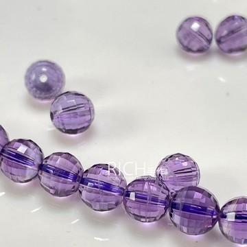 【Rich手作】高品 巴西 鑽切 紫水晶 切角 切割 水晶 散珠 現貨在台 水晶材料 手作設計