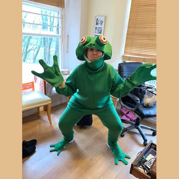 新款成人青蛙王子扮演服萬圣節動物演出服frog cos服派對活動表演