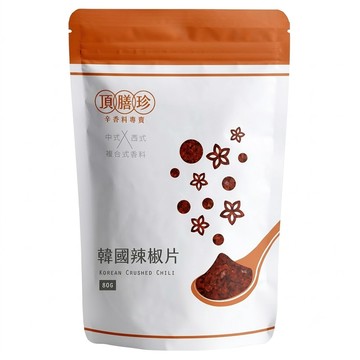 頂膳珍 韓國辣椒片  80g  1包