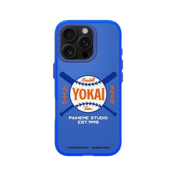 iPhone 16 Pro Clear 激光藍 - Paiheme Studio - Yokai Ball