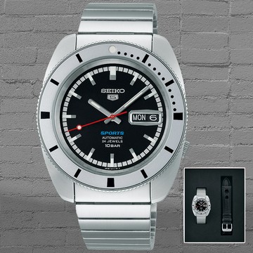 SEIKO 精工 5 Sports系列 限量 復刻重現 經典機械腕錶 (SRPL05K1/4R36-16L0D)
