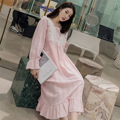 パジャマ ルームウエア レディース ワンピース レース 長袖パジャマ 春夏秋冬 パジャマ 上下セット パジャマ 可愛い 韓国風 寝巻き 部屋着 ゆったり 通販 Lineポイント最大get Lineショッピング