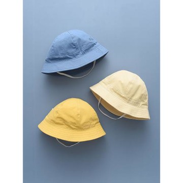 嬰兒帽子春秋薄款 寶寶漁夫帽夏季防曬 純棉兒童遮陽帽男女童盆帽