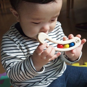 【OOYII吾憶】日本製Mastro Geppetto原木協調發展玩具-豌豆莢 ｜新生禮、彌月禮｜