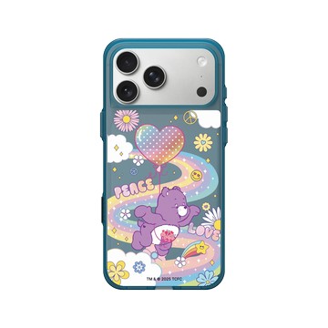 iPhone 17 Pro Max Clear (相機按鈕) 夜幕藍 - Care Bears - 翱翔天際