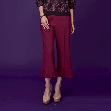 古典美 亞麻古布抽皺褲裙【58159】棉麻/亞麻/中國風/漢服/茶禪服