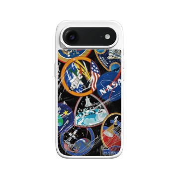 iPhone Air SolidX 白 - NASA - Astronaut Suit - Insignia Patches