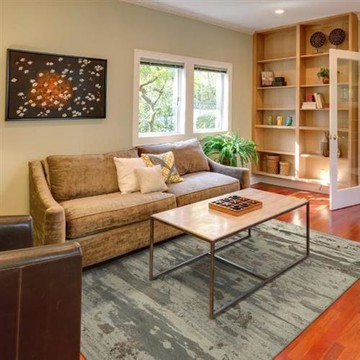 【山德力】斑駁藝術風地毯160X230拿波里