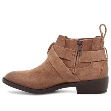 (WMNS) UGG Wylma Low Heels Short Boots Coffee