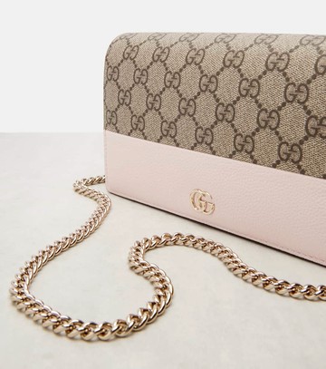 Gucci GG Marmont wallet on chain