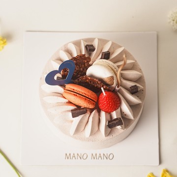 【可宅配蛋糕】6吋 櫻桃秘境 (DIY裝飾)