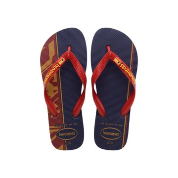HAVAIANAS 哈瓦仕 人字拖 西班牙 藍紅 拖鞋 中性 41504774629