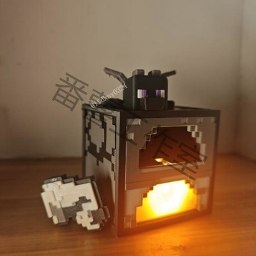台灣出貨 麥塊熔爐小夜燈 我的世界周邊 遊戲迷專屬 原創周邊 3D熔爐夜燈 熔爐小夜燈 熔爐桌面擺件 學生黨必備氛圍燈