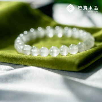 【婚紗白兔毛水晶手鍊】黃水晶 紫水晶 白水晶 鈦晶 金草莓 藍線石 碧璽 多寶 水晶直播 聚寶水晶