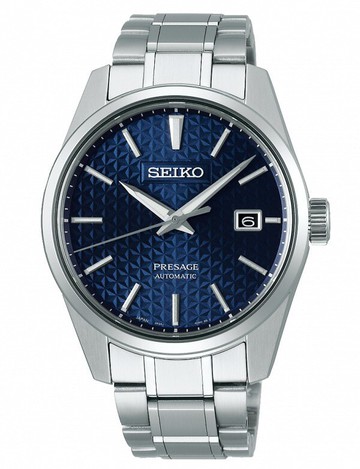 seiko SK037 精工錶 SK037 6R35-00V0B(SPB167J1) PRESAGE 藍面刻紋工藝之美 39.3mm｜樂天全館特惠中★指定刷卡回饋10%