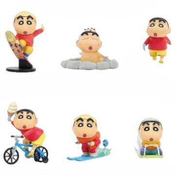 52TOYS 日常系列2 蠟筆小新公仔 一中盒 6個  1套