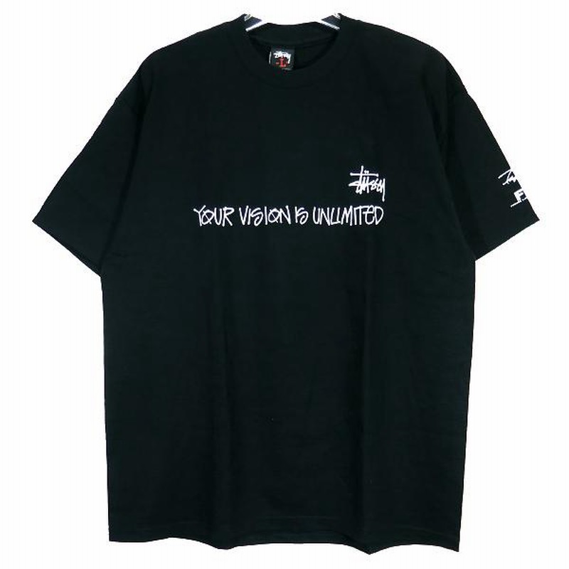 STUSSY ステューシー x Futura Laboratories フューチュラ ラボラトリーズ 10TH ANNIVERSARY TEE  10周年記念 Tシャツ ブラック ショートスリーブ | LINEブランドカタログ