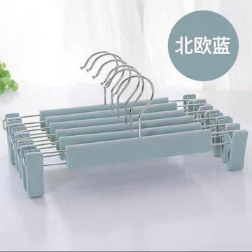 無痕強力夾子jk衣架晾曬衣服 家用磨砂塑料褲架學生宿舍 衣帽架 掛衣架 衣夾 無痕衣架 衣架收納 褲夾 衣架 無痕