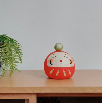 日本【RYUKODO】授權- 開運招財無事達摩|散水禮物|退休禮物