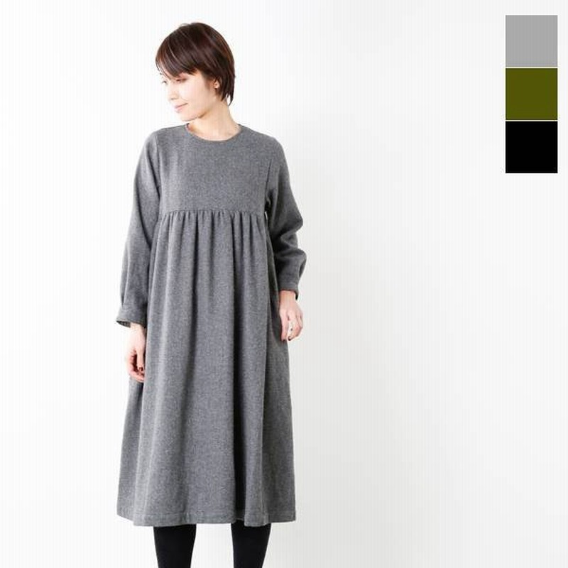 Ina イナ ウエスト切替ギャザーワンピース 通販 Lineポイント最大0 5 Get Lineショッピング