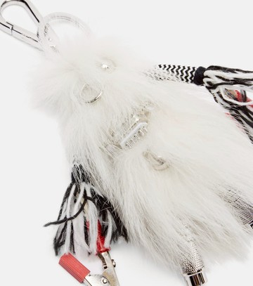 Prada Rufus stainless steel keychain